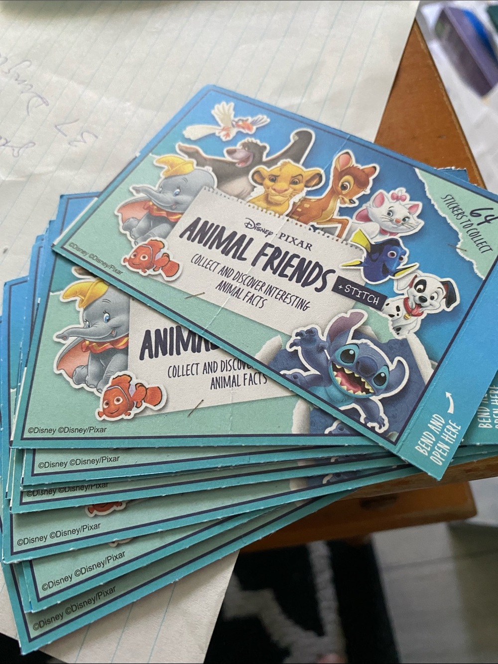 Animal Friends Collectible Cards - Blue